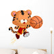 Basketball Tiger Wall Decal