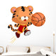 Basketball Tiger Wall Decal
