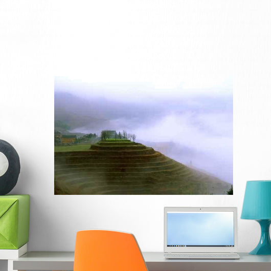 Terrace and Frog Wall Mural