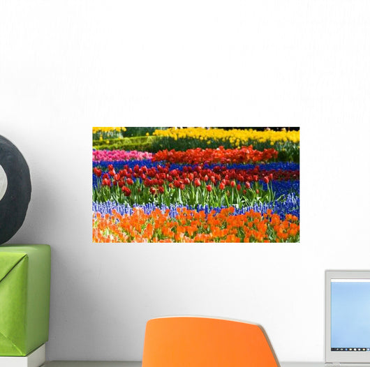 Tulips and Common Grape Wall Mural
