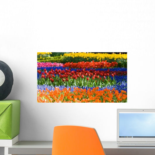 Tulips and Common Grape Wall Mural