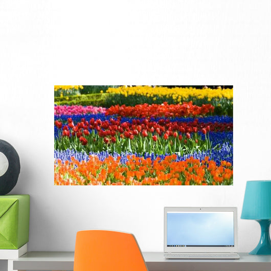 Tulips and Common Grape Wall Mural