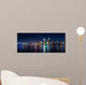 San Diego Night Skyline Wall Mural