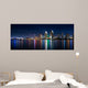 San Diego Night Skyline Wall Mural