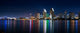 San Diego Night Skyline Wall Mural
