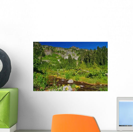Mountain Meadow Wall Decal Design 2