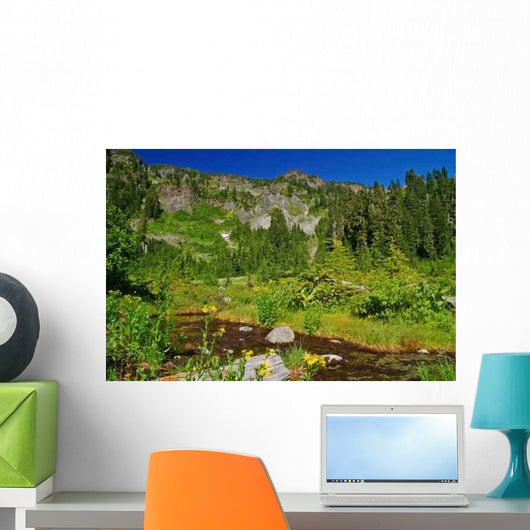Mountain Meadow Wall Decal Design 2