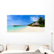 Panorama of tropical beach Wall Mural