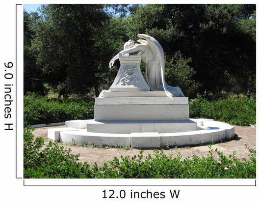 Statue of a Weeping Angel Wall Mural