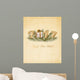 Happy New Year 2017 background with a gift box. Vector. Wall Mural