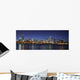 Chicago skyline at night Wall Mural