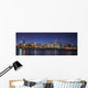 Chicago skyline at night Wall Mural