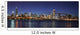 Chicago skyline at night Wall Mural
