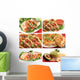 mexican food collage Wall Mural
