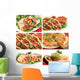 mexican food collage Wall Mural