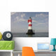 Red Sand Lighthouse Wall Mural