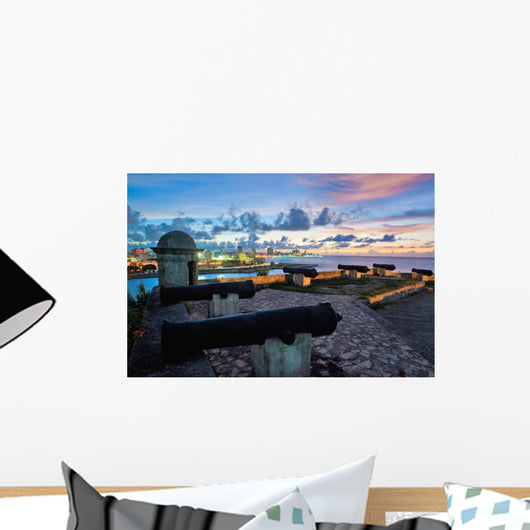 Havana Skyline and Bay Wall Mural