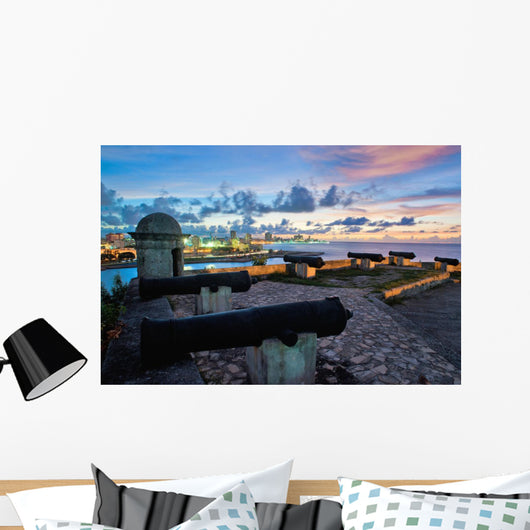 Havana Skyline and Bay Wall Mural