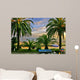 Palms and Coast Wall Mural