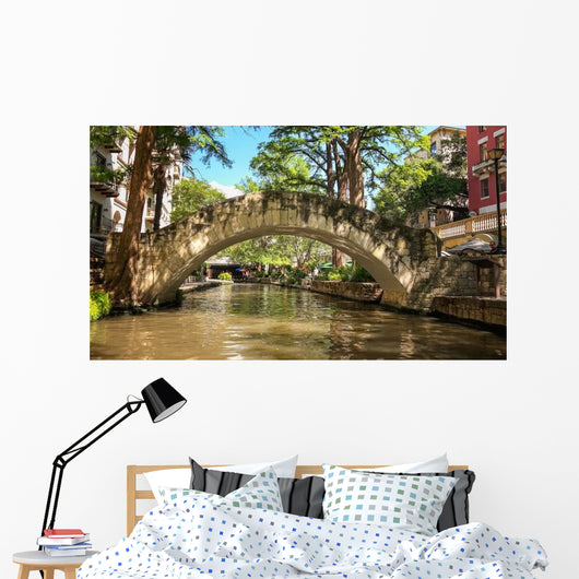 Bridge San Antonio River Wall Decal