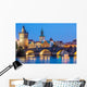 Famous Prague Landmarks Towers Wall Decal
