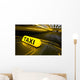 Fast taxi Wall Mural