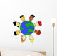 Multicultural Kids United Earth Wall Decal