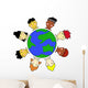 Multicultural Kids United Earth Wall Decal
