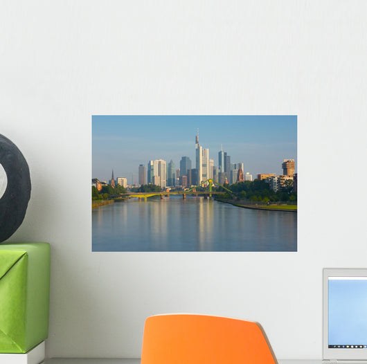 Frankfurt Sunny Summer Morning Wall Mural