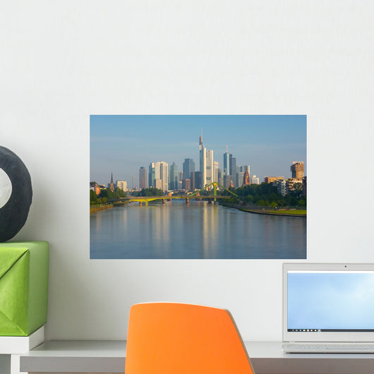 Frankfurt Sunny Summer Morning Wall Mural