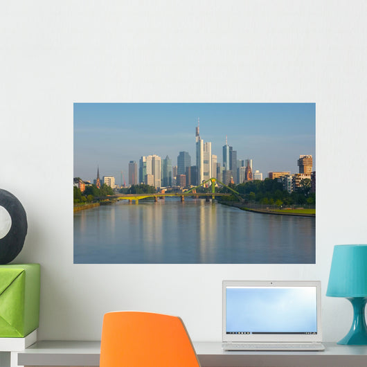 Frankfurt Sunny Summer Morning Wall Mural