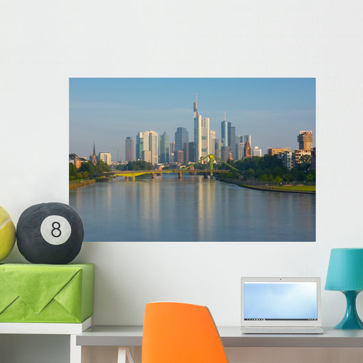 Frankfurt Sunny Summer Morning Wall Mural