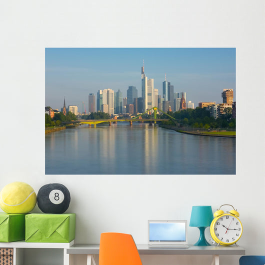 Frankfurt Sunny Summer Morning Wall Mural