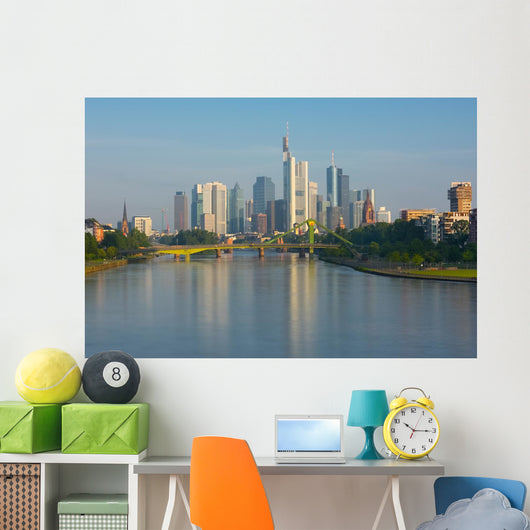 Frankfurt Sunny Summer Morning Wall Mural