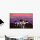 Observatory Sunset Wall Decal