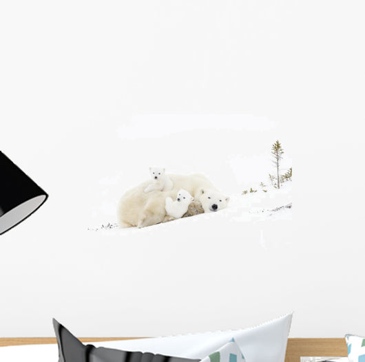 Polar Bear Mommy Wall Decal