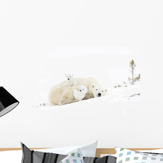 Polar Bear Mommy Wall Decal