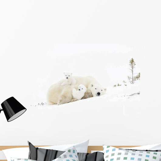 Polar Bear Mommy Wall Decal