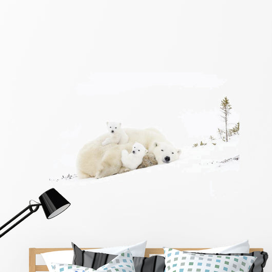 Polar Bear Mommy Wall Decal