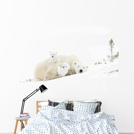 Polar Bear Mommy Wall Decal