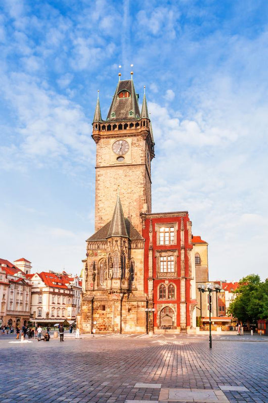 Old Town City Hall in Prague, view from Old Town Square, Czech Republic Wall Mural