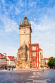 Old Town City Hall in Prague, view from Old Town Square, Czech Republic Wall Mural