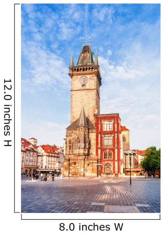 Old Town City Hall in Prague, view from Old Town Square, Czech Republic Wall Mural
