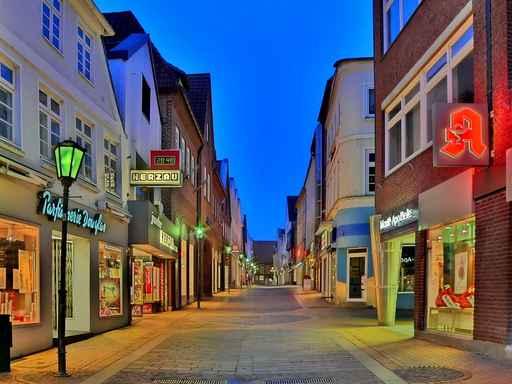 Rendsburg Evening Wall Mural