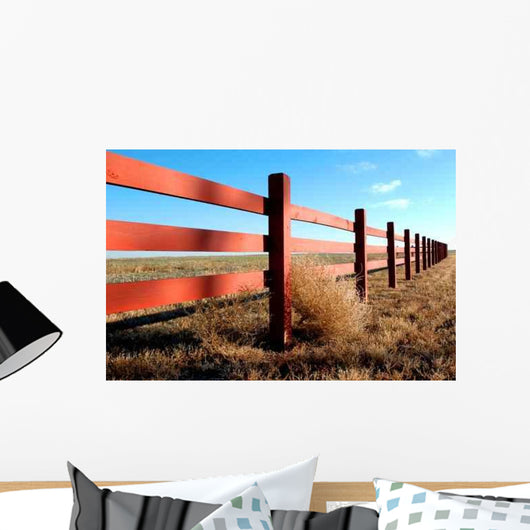 Western Fence 1 Wall Mural