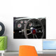 steering wheel hot rod Wall Mural