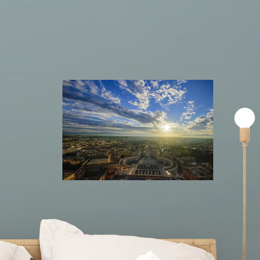 Rome and Vatican Morning Wall Mural