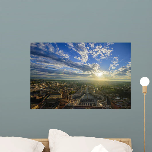 Rome and Vatican Morning Wall Mural