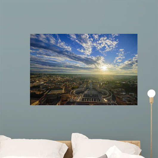 Rome and Vatican Morning Wall Mural