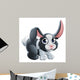 Cartoon Rabbit Animal Character Wall Mural